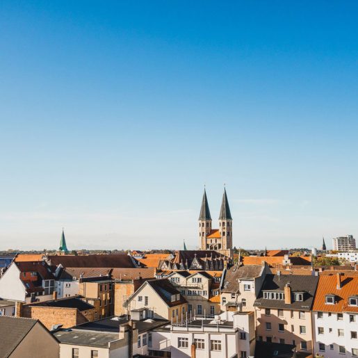 Blick über den Dächern von Braunschweig